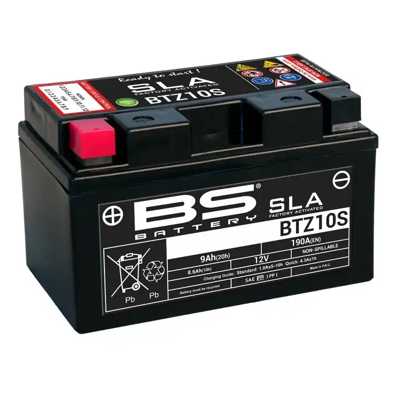 Top Vente Batterie BS BATTERY SLA sans entretien activé usine – BTZ10S