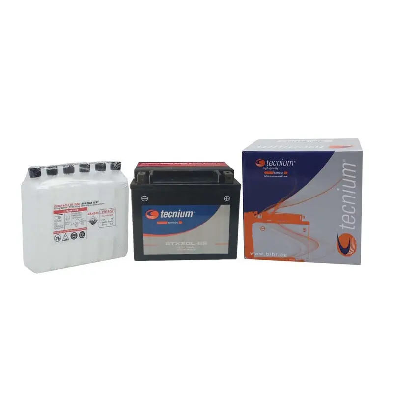 Batterie TECNIUM sans entretien avec pack acide – BTX20L-BS Seulement Aujourd&rsquo;hui