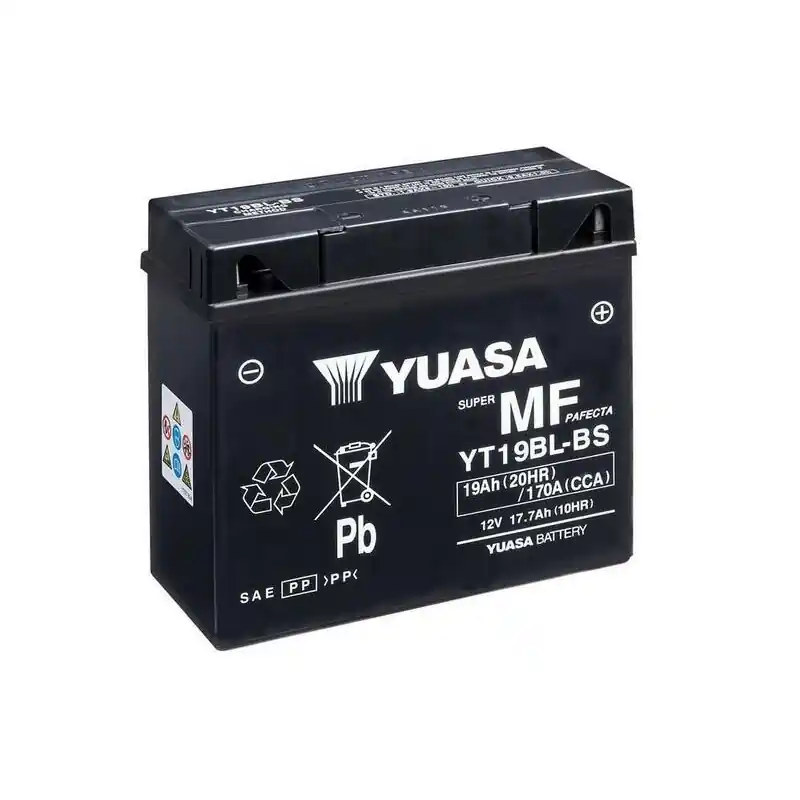 Livraison Express Batterie YUASA sans entretien avec pack acide – YT19BL-BS