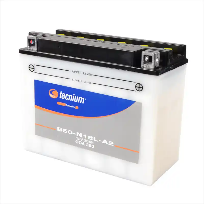 Batterie TECNIUM conventionnelle avec pack acide – B50-N18L-A2 Usine Directe