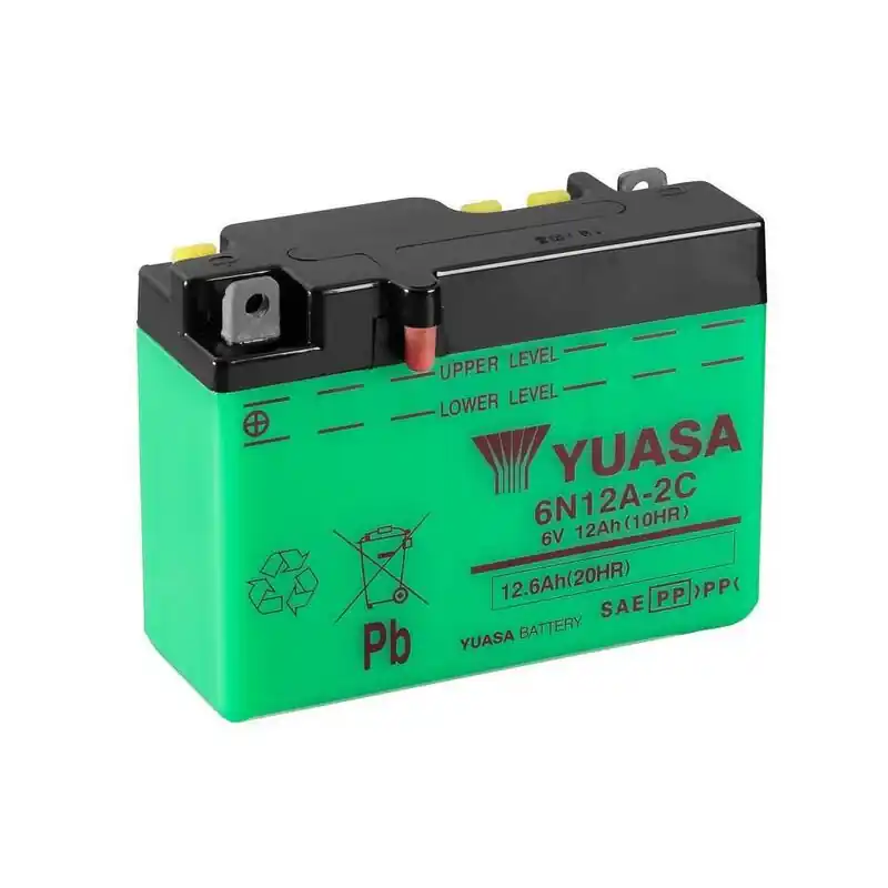 Quantité Limitée Batterie YUASA conventionnelle sans pack acide – 6N12A-2C/B54-6