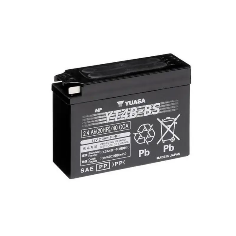 Dernière Chance Batterie YUASA sans entretien avec pack acide – YT4B-BS