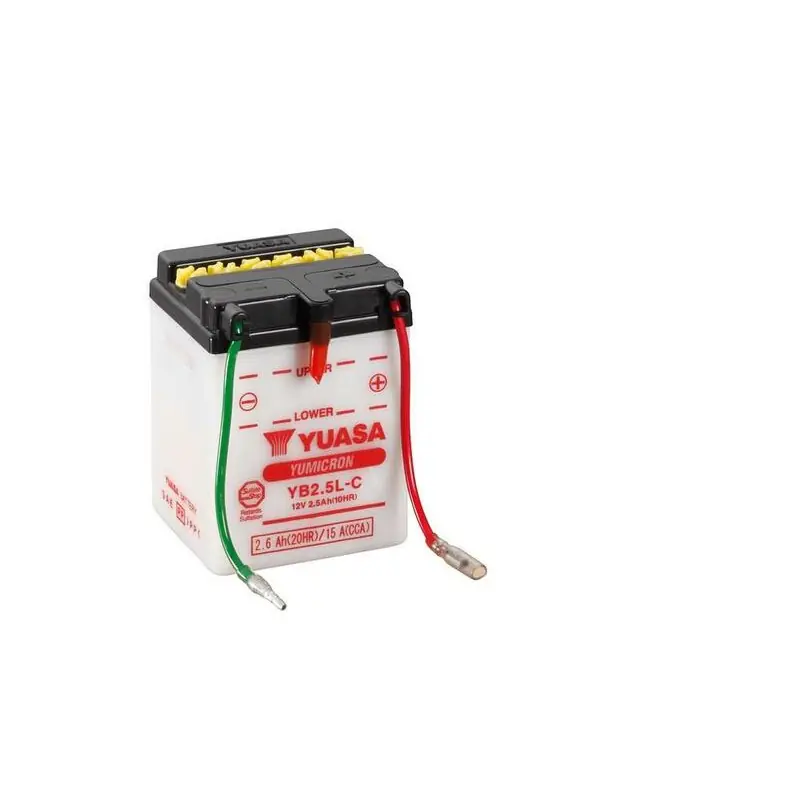 Batterie YUASA conventionnelle sans pack acide – YB2.5L-C Acheter En Ligne
