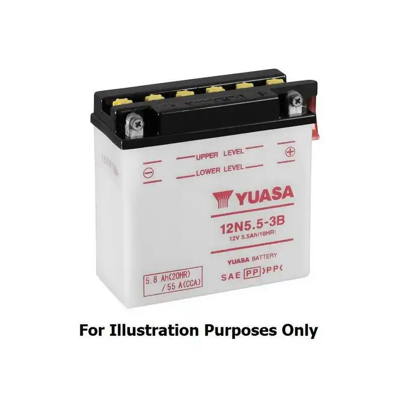 Batterie YUASA conventionnelle sans pack acide – 12N24-3A Commander Maintenant
