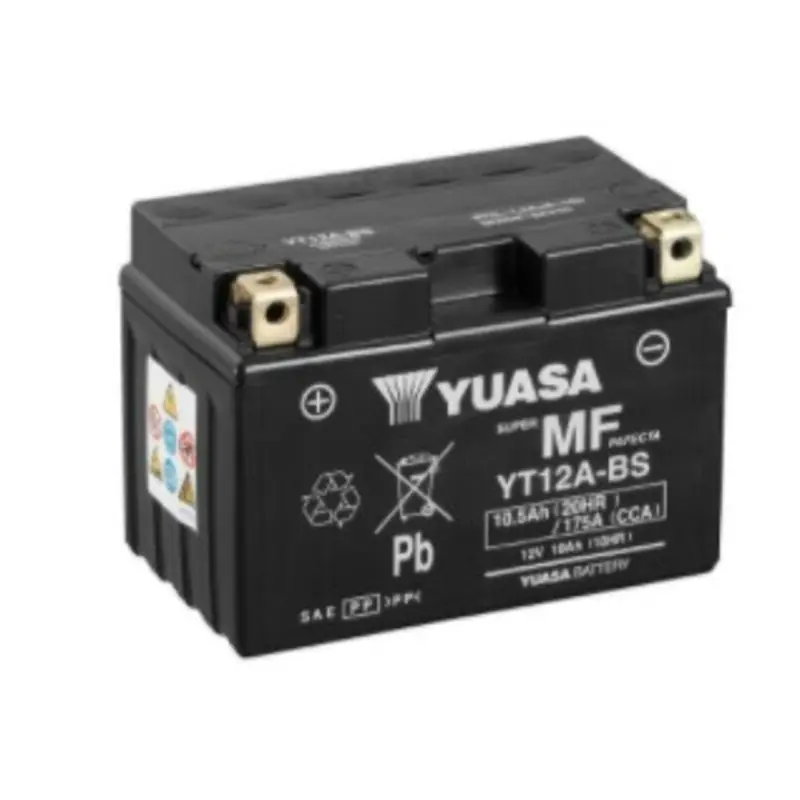 Réduction Batterie YUASA W/C sans entretien activée usine – YT12A