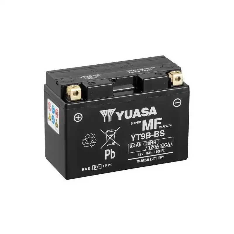 Top Vente Batterie YUASA W/C sans entretien activée usine – YT9B