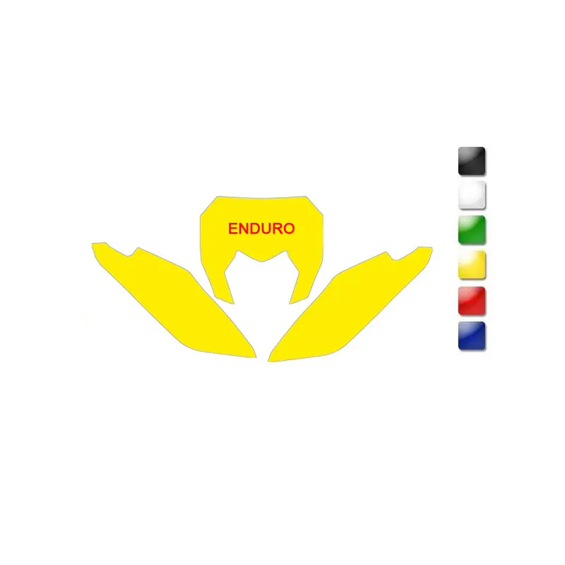 Meilleure Vente Fonds de plaque BLACKBIRD jaune Sherco