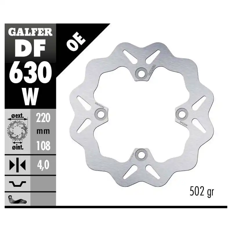 Usine Directe BRAKE DISC FIXED WAVE