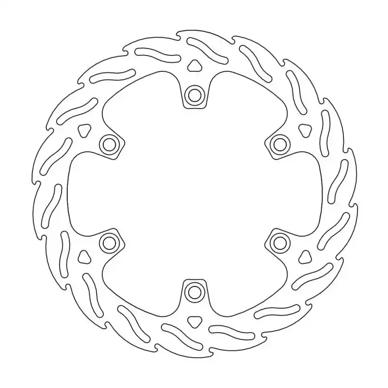 BRAKE DISC FLAME FRONT RIGHT Livraison Express