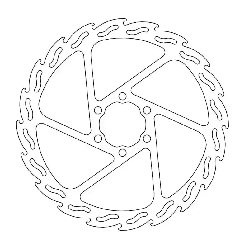 BRAKE DISC FLAME FRONT Authentique