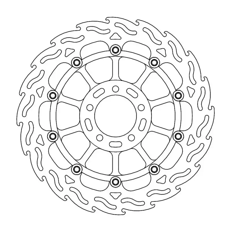 Bon Marché BRAKE DISC FLAME RACING FT R