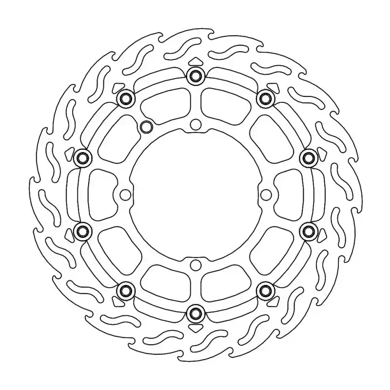 Authentique BRAKE DISC FLAME FRONT