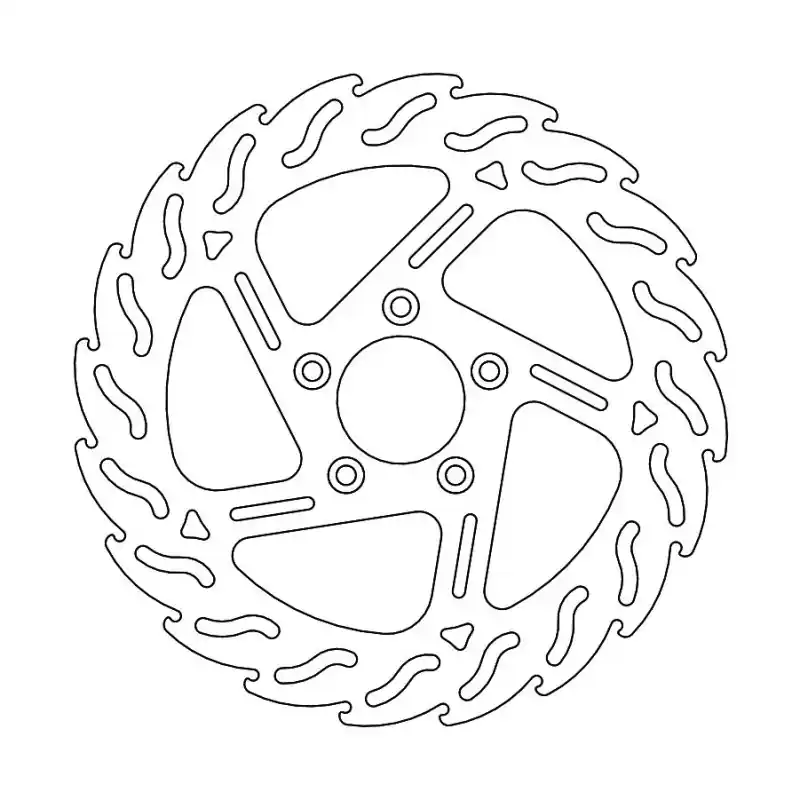 BRAKE DISC FIX FLAME FRONT L Petit Prix