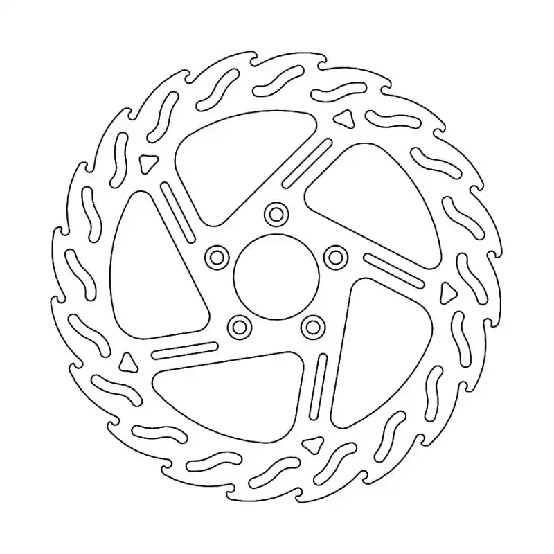 BRAKE DISC FIX FLAME FRONT L Bon Marché