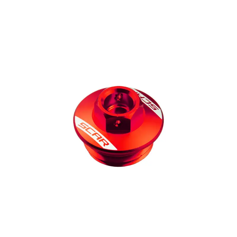 Bouchon supérieur carter d'huile SCAR rouge Livraison Express
