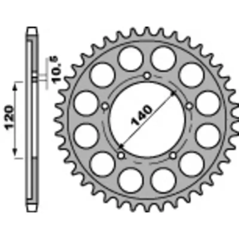 Bon Plan Couronne PBR acier standard 4409 – 530