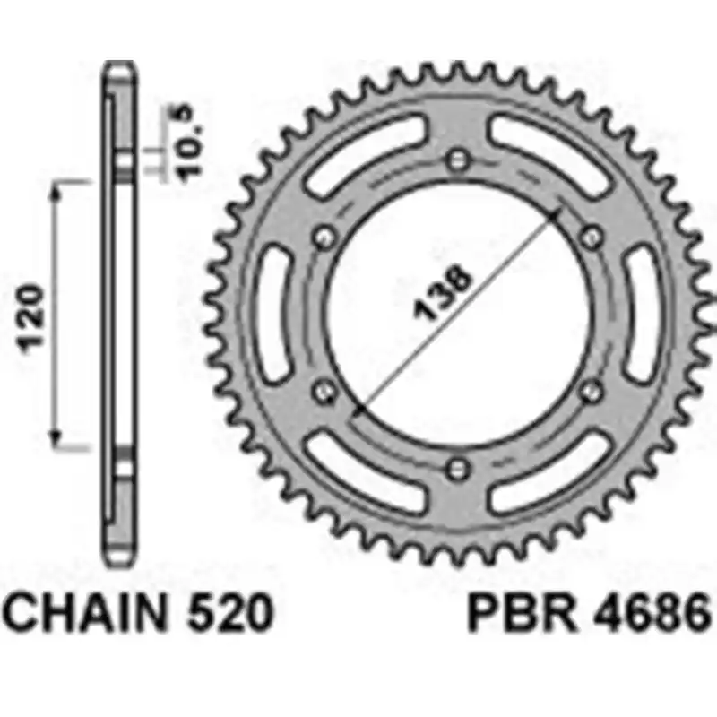 Vente Flash Couronne PBR acier standard 4686 – 520