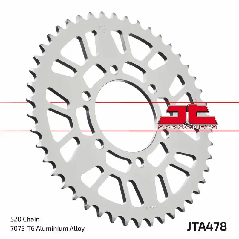 Couronne JT SPROCKETS aluminium ultra-light 478 – 520 Prix Promo