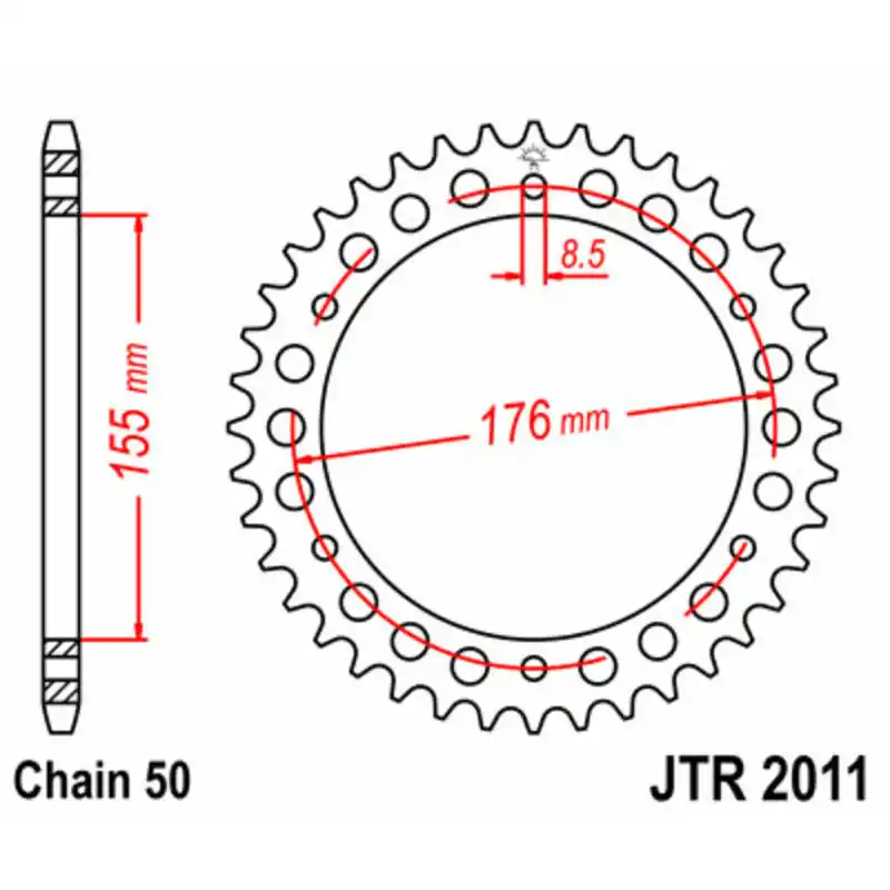 Populaire Couronne JT SPROCKETS acier standard 2011 – 530