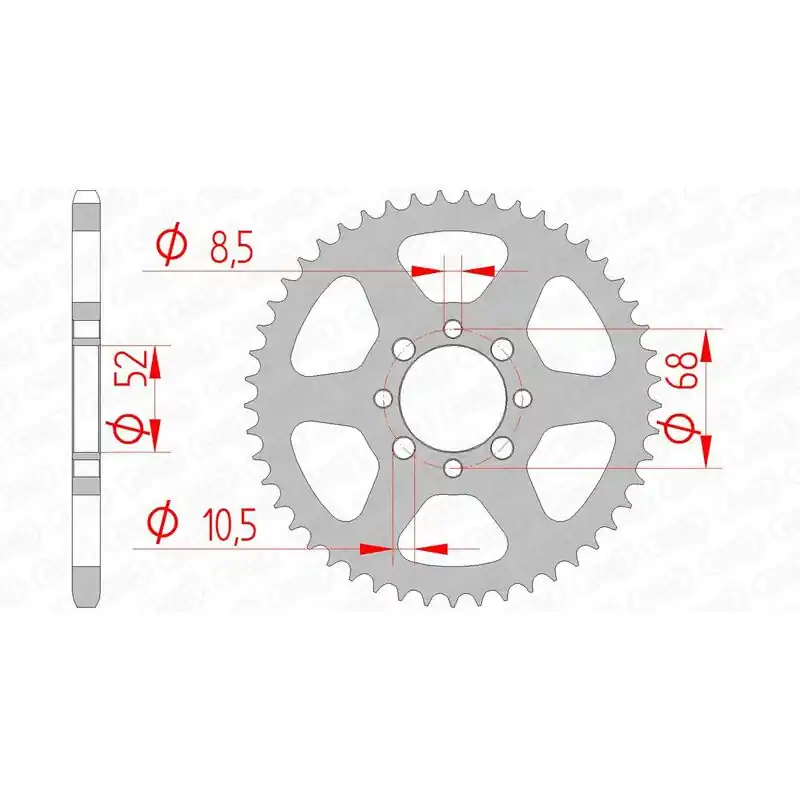 Achetez Aujourd&rsquo;hui Couronne AFAM acier standard 14100 – 420