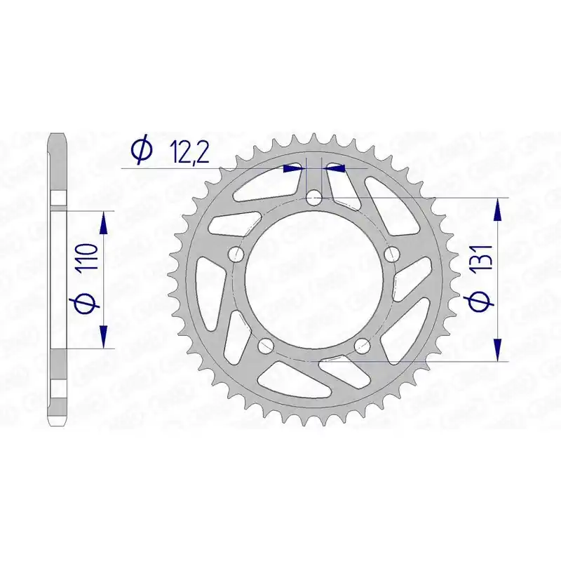 Top Vente Couronne AFAM aluminium 165801 – 520