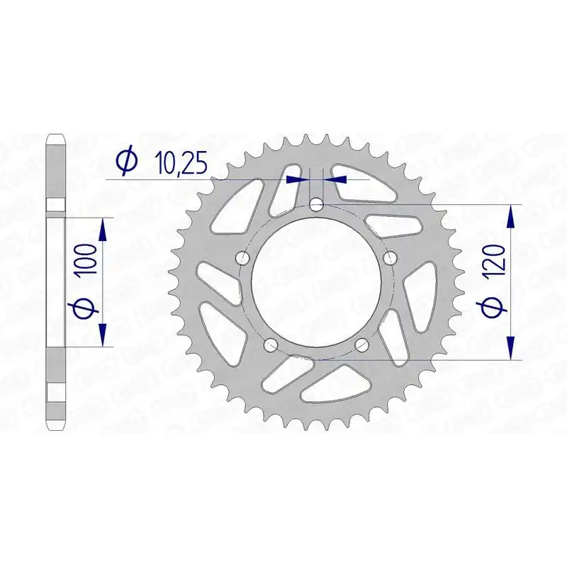 Vente Directe Couronne AFAM aluminium 36801 – 520