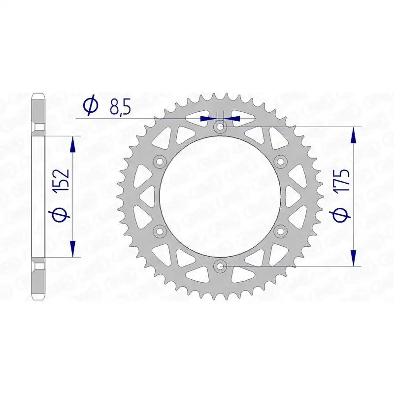 Usine Directe Couronne AFAM aluminium 13508 – 520