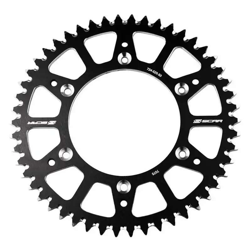 Couronne SCAR aluminium ultra-light anti-boue SRS230 – 520 Marque