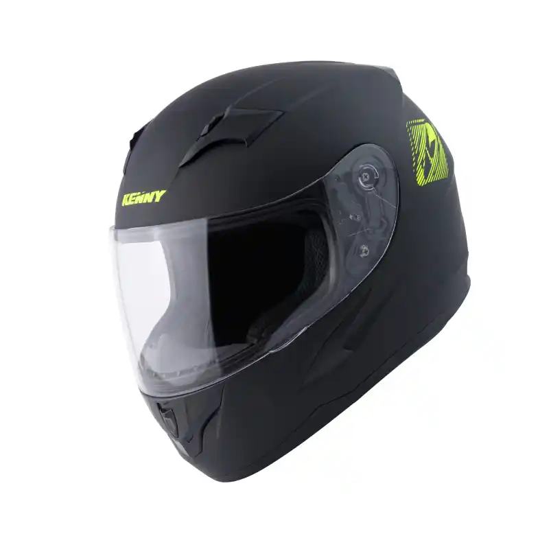 Livraison Express Casque Cross KENNY TARGA Enfant Noir Matte Jaune Fluo