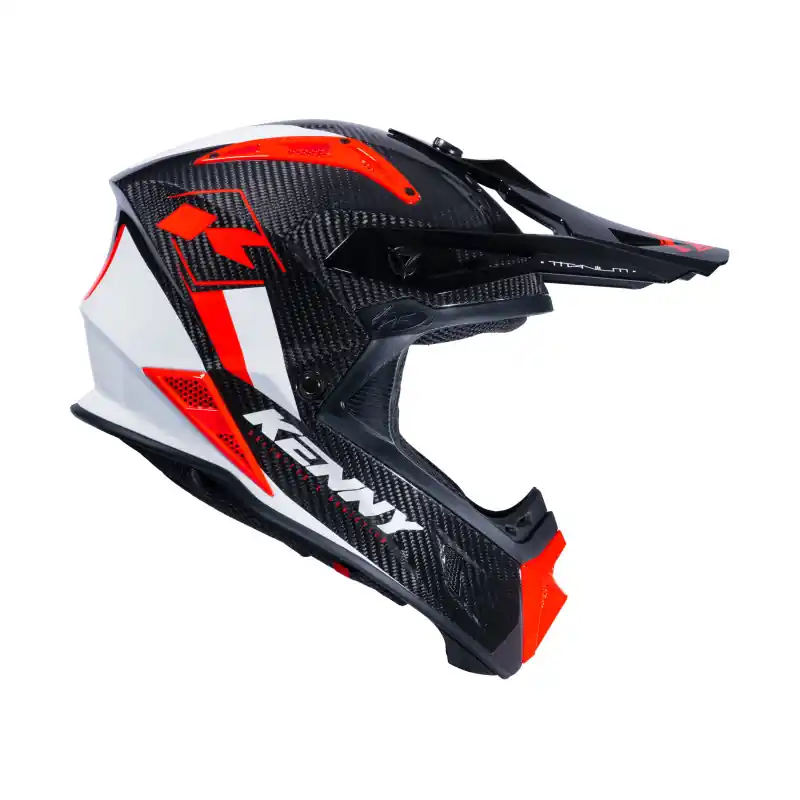 Casque Cross KENNY TITANIUM CARBONE GRAPHIC Rouge Bon Plan