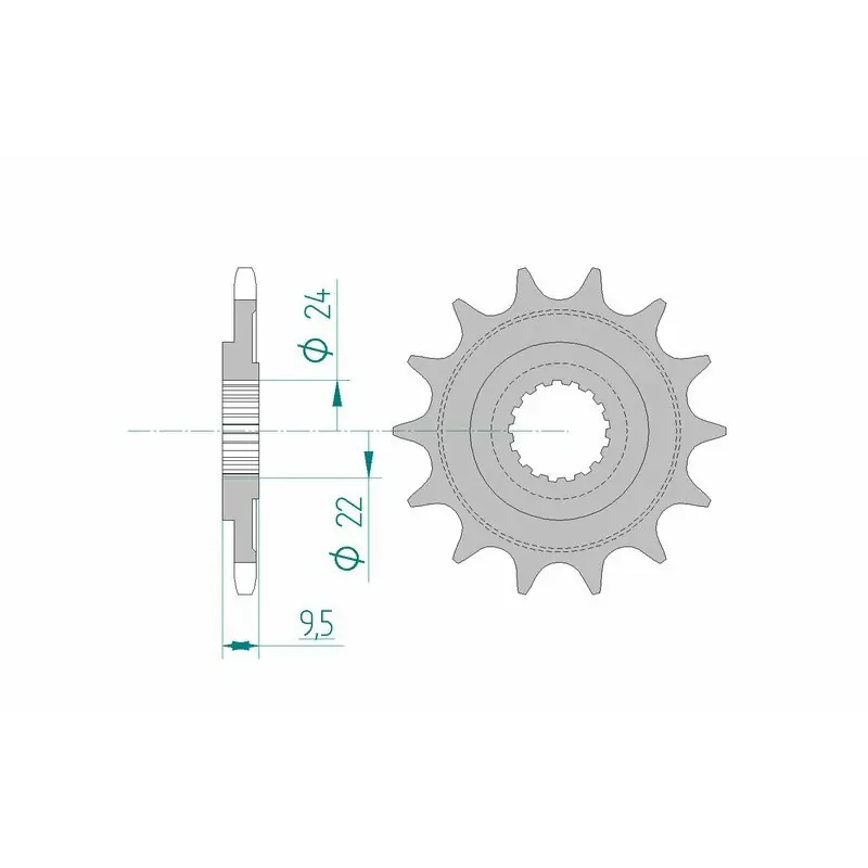 Petit Prix Pignon AFAM acier standard 20311 - 520