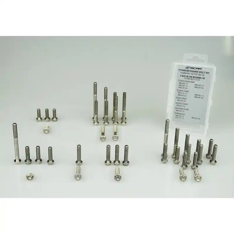 Nouveauté Kit vis moteur SCAR 43 vis titane KTM/Husqvarna