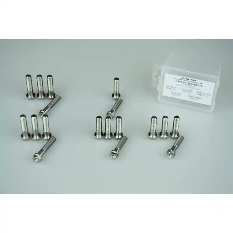 Visserie titane SCAR 18 pcs Kit vis train avant Usine Directe