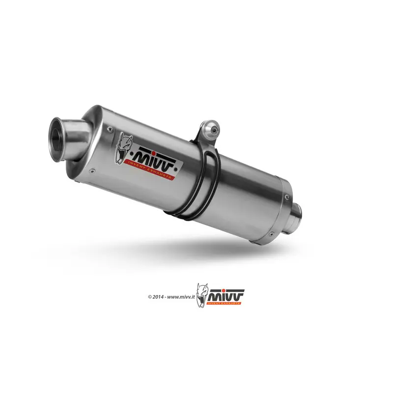 Meilleur Choix Silencieux MIVV Oval Classic inox Yamaha FZS1000 Fazer