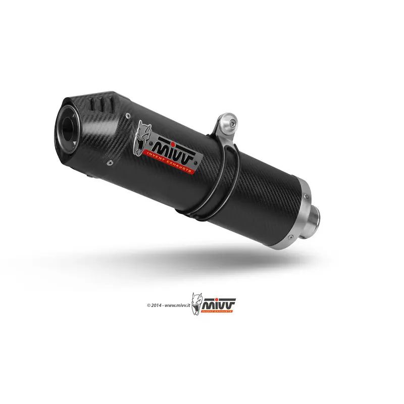 Silencieux MIVV Oval Carbon Cap carbone Suzuki GSX-R1000 Produit De Marque