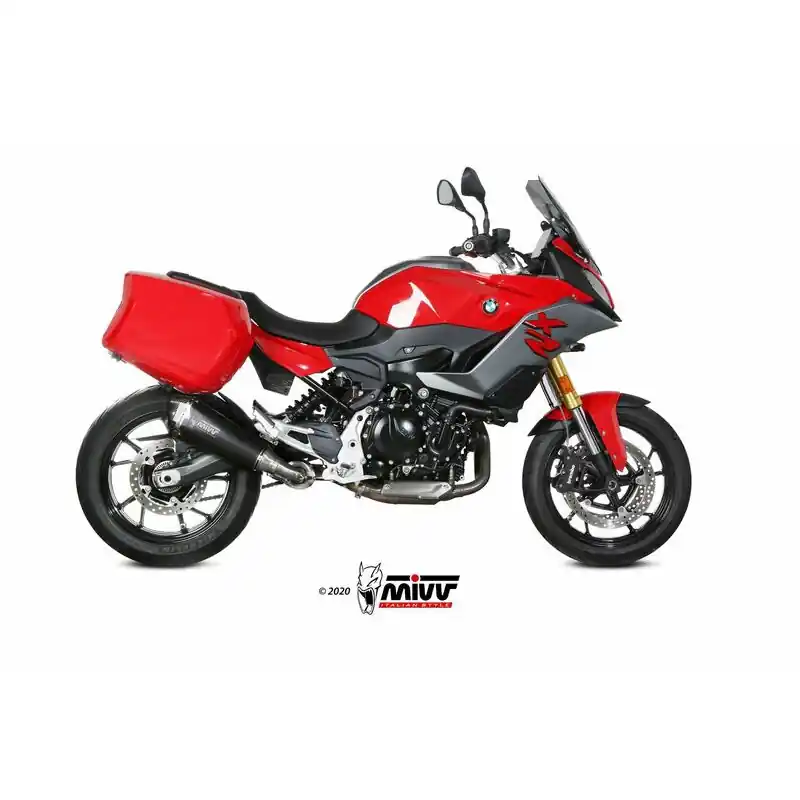 Offre Spéciale Silencieux MIVV Delta Race Inox noir/casquette carbone BMW F900XR
