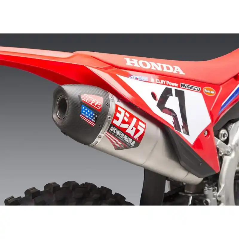 Silencieux YOSHIMURA RS-12 Signature Series inox/carbone – Honda CRF250R/RX Nouveauté