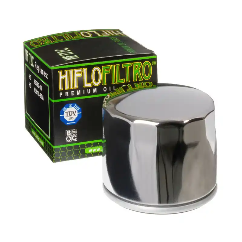 Filtre à huile HIFLOFILTRO Chrome – HF172C Must-Have