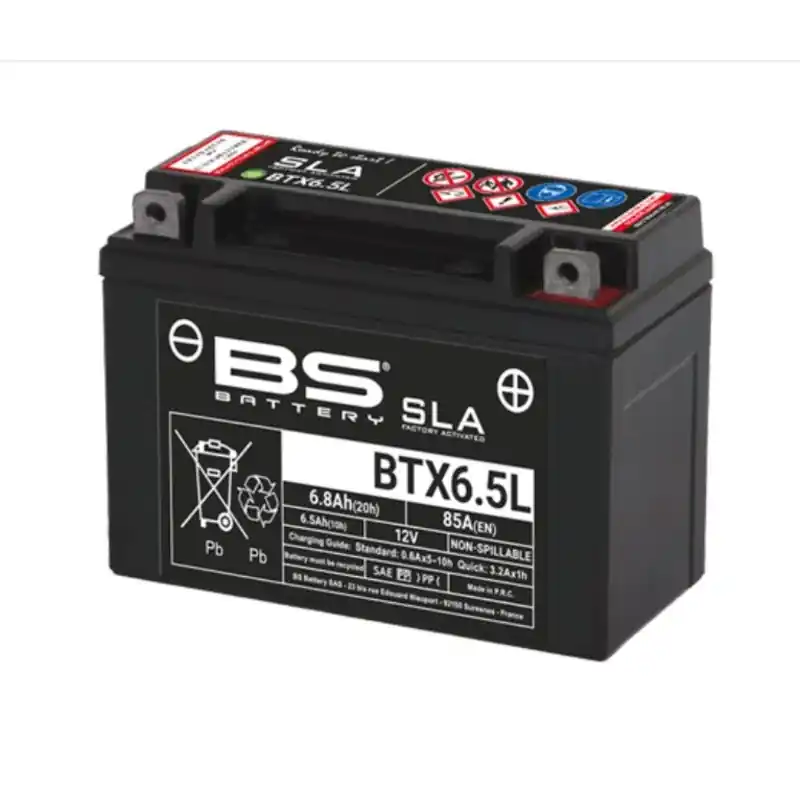 Acheter En Ligne Batterie BS BATTERY SLA sans entretien activée usine – BTX6.5L