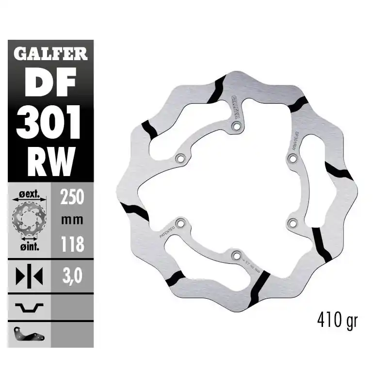Produit De Marque BRAKE DISC FIXED WAVE GR