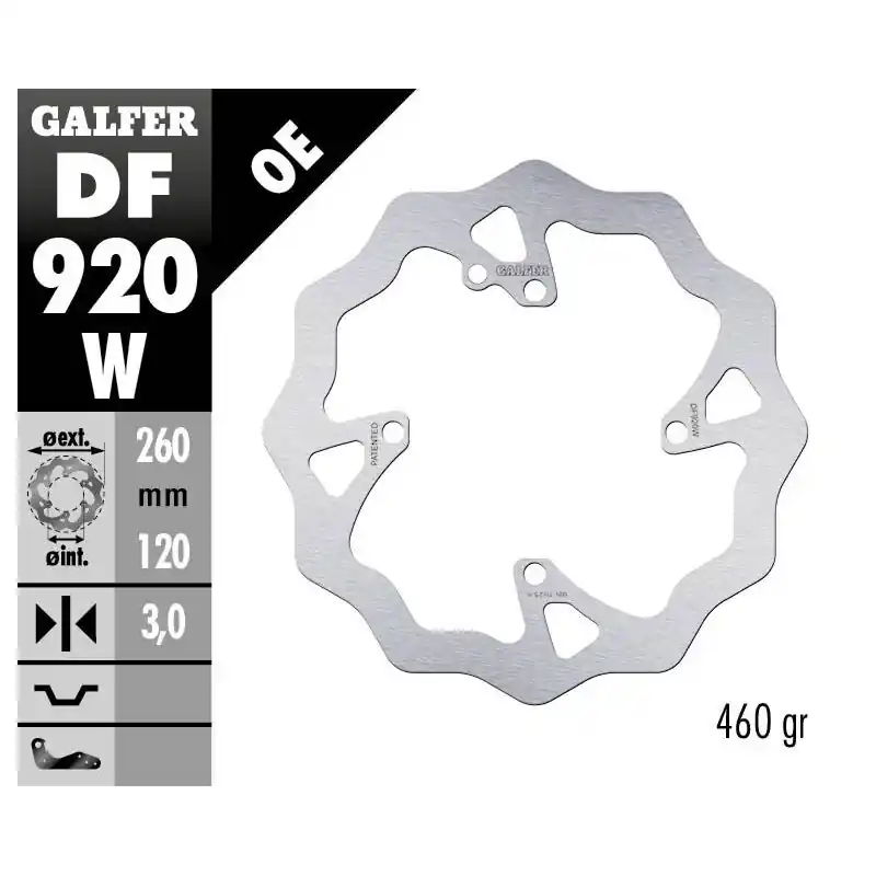 Solde BRAKE DISC FIXED WAVE