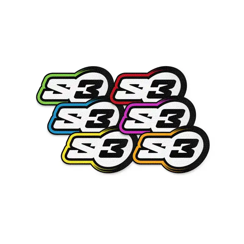 Dernier Modèle Kit autocollants S3 Impact Enduro/Trial 20 pièces