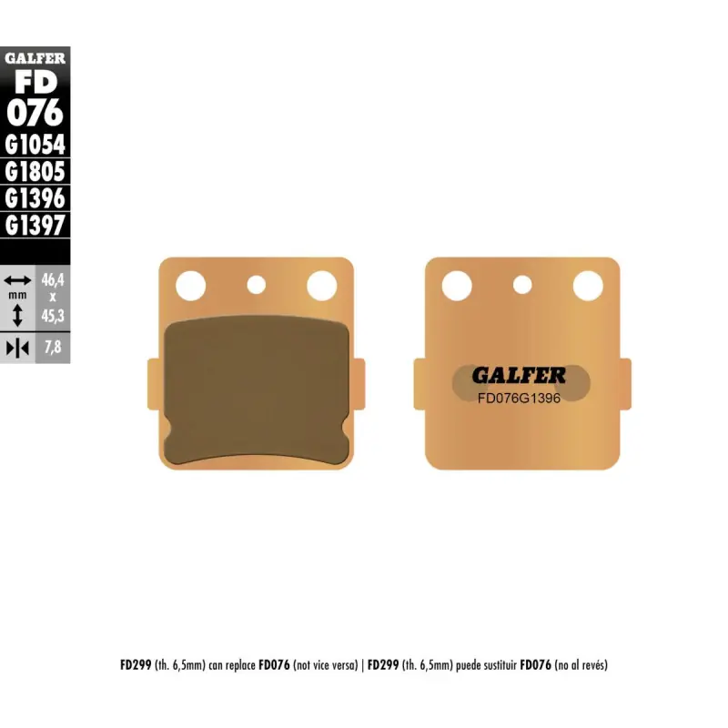 Quantité Limitée BRAKE PAD SINTERED OFF ROAD