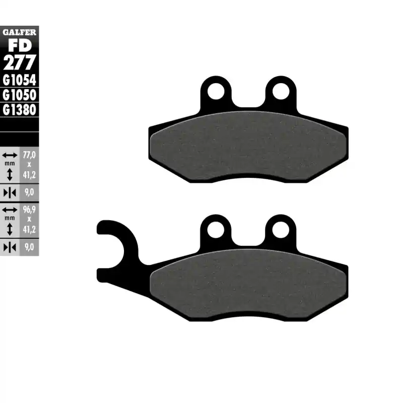 BRAKE PAD SEMI METAL SCOOTER Dernière Chance