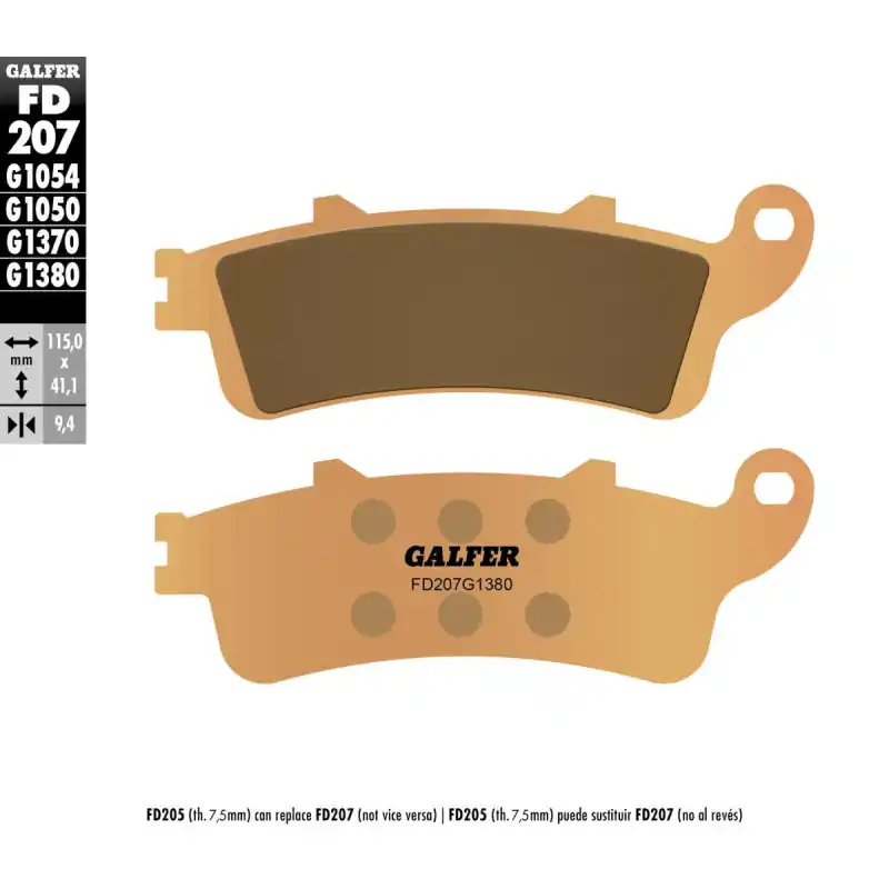 BRAKE PAD SINTERED SCOOTER Prix Bas