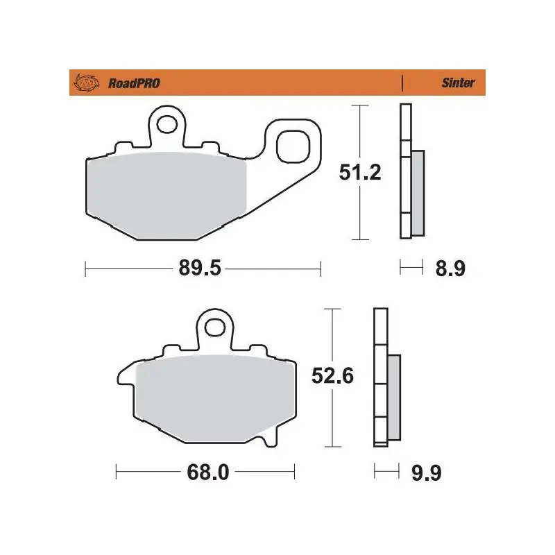 Vente Directe BRAKE PAD SINTER REAR