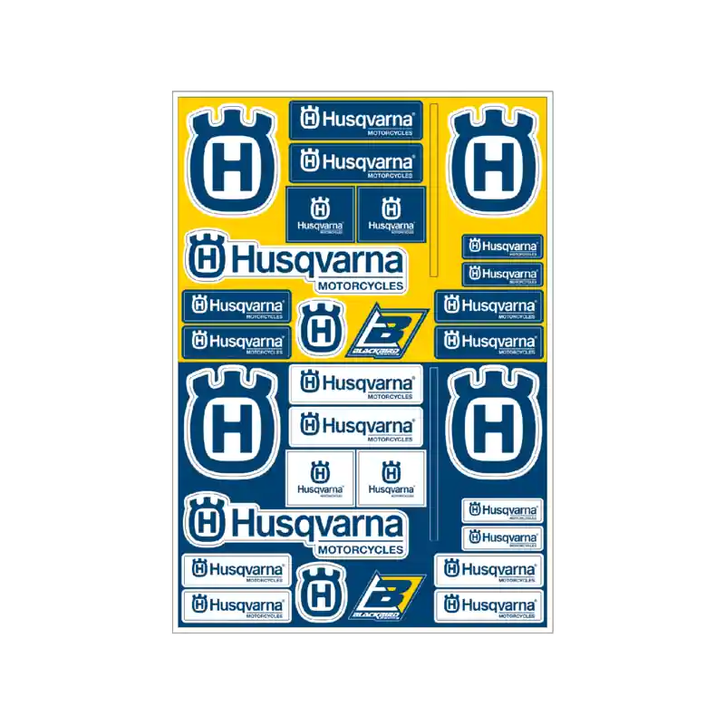 Commande En Gros Planche de stickers BLACKBIRD PVC – Husqvarna