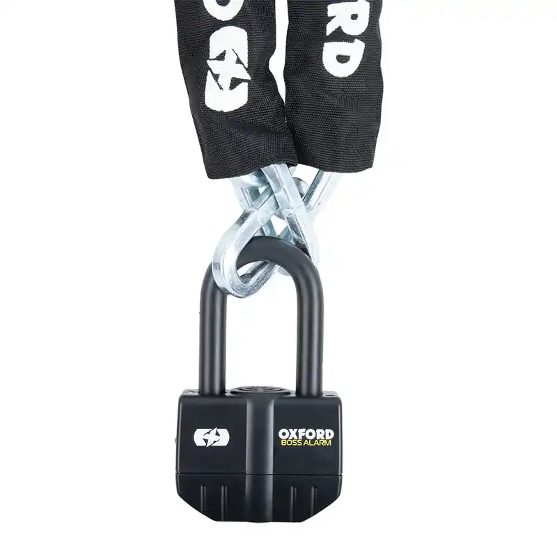 Antivol chaîne OXFORD Boss Alarm 16mm Prix Bas