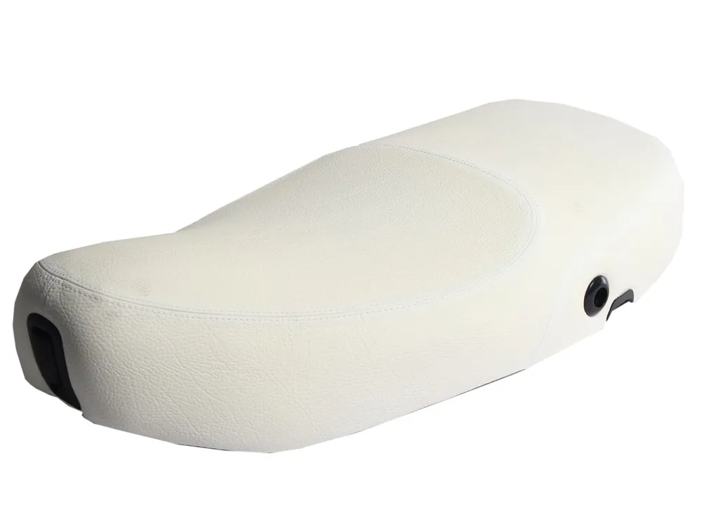 Selle Vespa blanche pour LX 50-150ccm Touring, ET2/ET4 /LX/LXV/S 50-150ccm- Petit Prix
