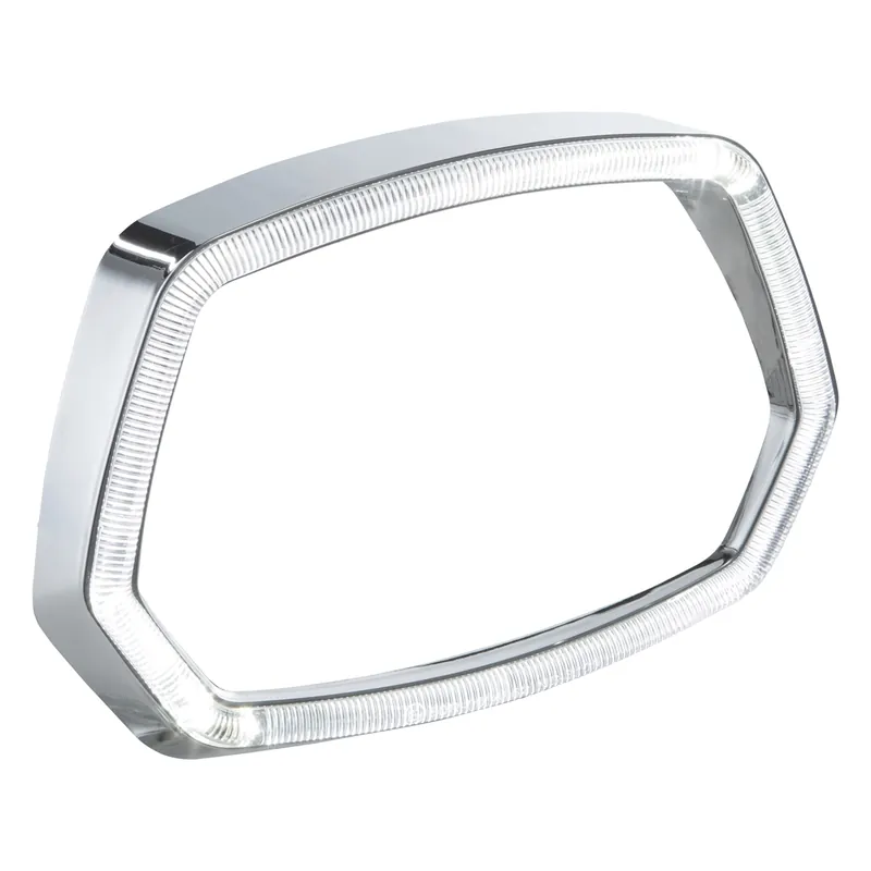 Anneau de lampe chromé LED anneau lumineux pour Vespa Sprint 125/150ccm 4T (&rsquo;13-&rsquo;18) Seulement Aujourd&rsquo;hui
